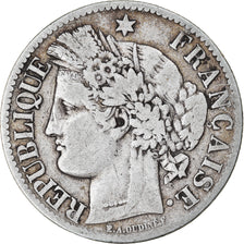 Coin, France, Cérès, 2 Francs, 1888, Paris, VF(20-25), Silver, KM:817.1