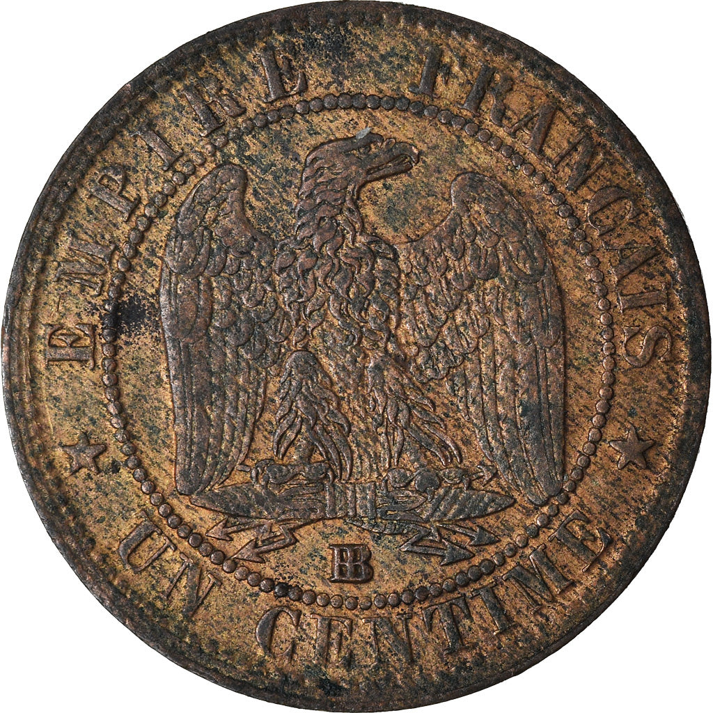 Münze, Frankreich, Napoleon III, Napoléon III, Centime, 1861, Strasbourg, VZ
