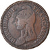 Moneta, Francia, Dupré, 2 Décimes, AN 4, Paris, MB+, Bronzo, KM:638.1