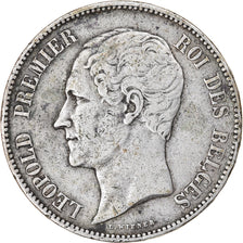 Monnaie, Belgique, Leopold I, 5 Francs, 5 Frank, 1853, TB+, Argent, KM:17