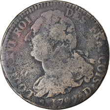 Monnaie, France, Louis XVI, 2 sols françois, 2 Sols, 1792, Lyon, TB, Bronze
