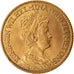 Coin, Netherlands, Wilhelmina I, 10 Gulden, 1912, MS(60-62), Gold, KM:149
