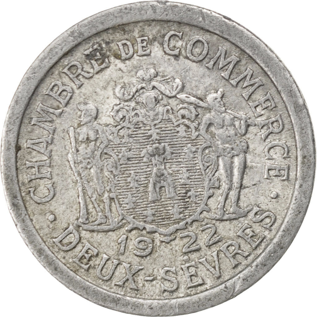 France, 5 Centimes, 1922, EF(40-45), Aluminium, Elie #10.1, 0.90