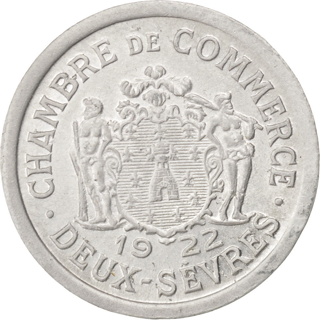 France, 10 Centimes, 1922, AU(55-58), Aluminium, Elie #10.2, 1.28