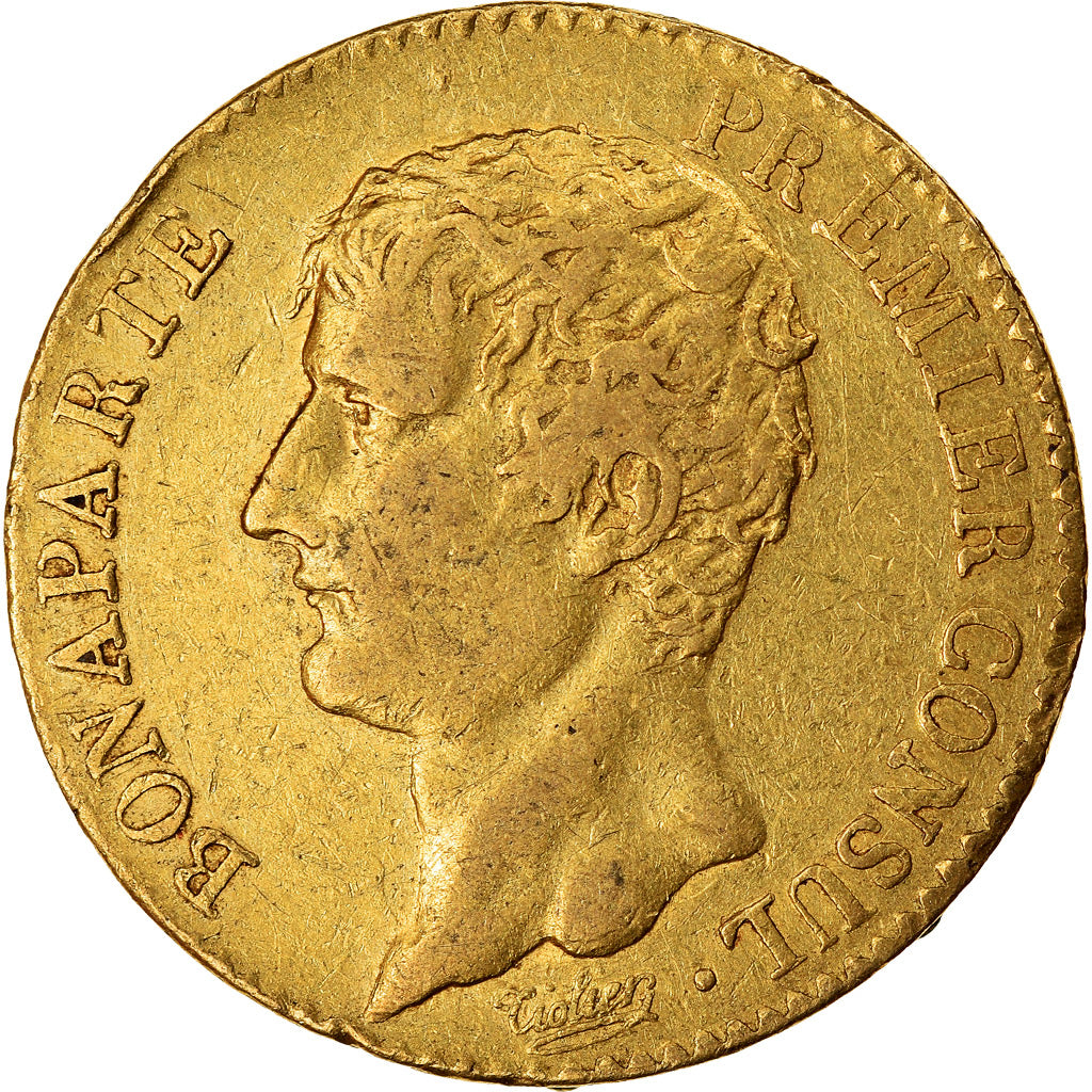 Moeda, França, Napoléon I, 20 Francs, An XI, Paris, EF(40-45), Dourado, KM:651