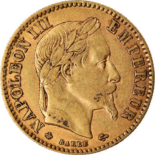 Moneta, Francja, Napoleon III, Napoléon III, 10 Francs, 1862, Paris, EF(40-45)