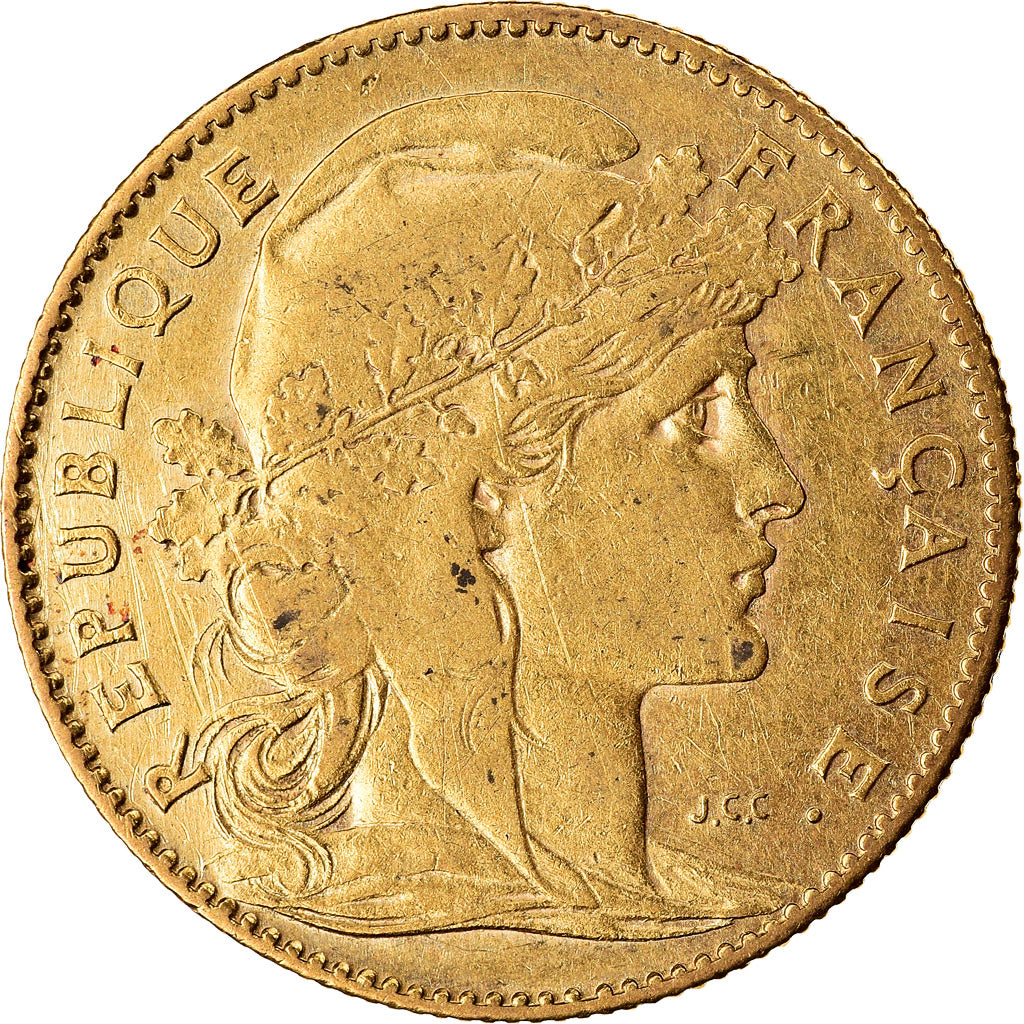 Coin, France, Marianne, 10 Francs, 1905, Paris, EF(40-45), Gold, KM:846