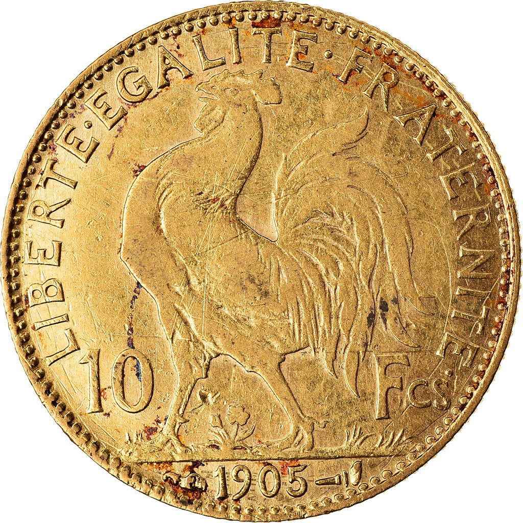 Coin, France, Marianne, 10 Francs, 1905, Paris, EF(40-45), Gold, KM:846