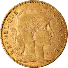 Coin, France, Marianne, 10 Francs, 1907, Paris, EF(40-45), Gold, KM:846