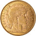 Coin, France, Marianne, 10 Francs, 1907, Paris, AU(50-53), Gold, KM:846