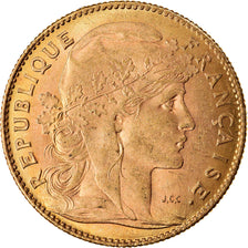 Coin, France, Marianne, 10 Francs, 1910, Paris, AU(55-58), Gold, KM:846
