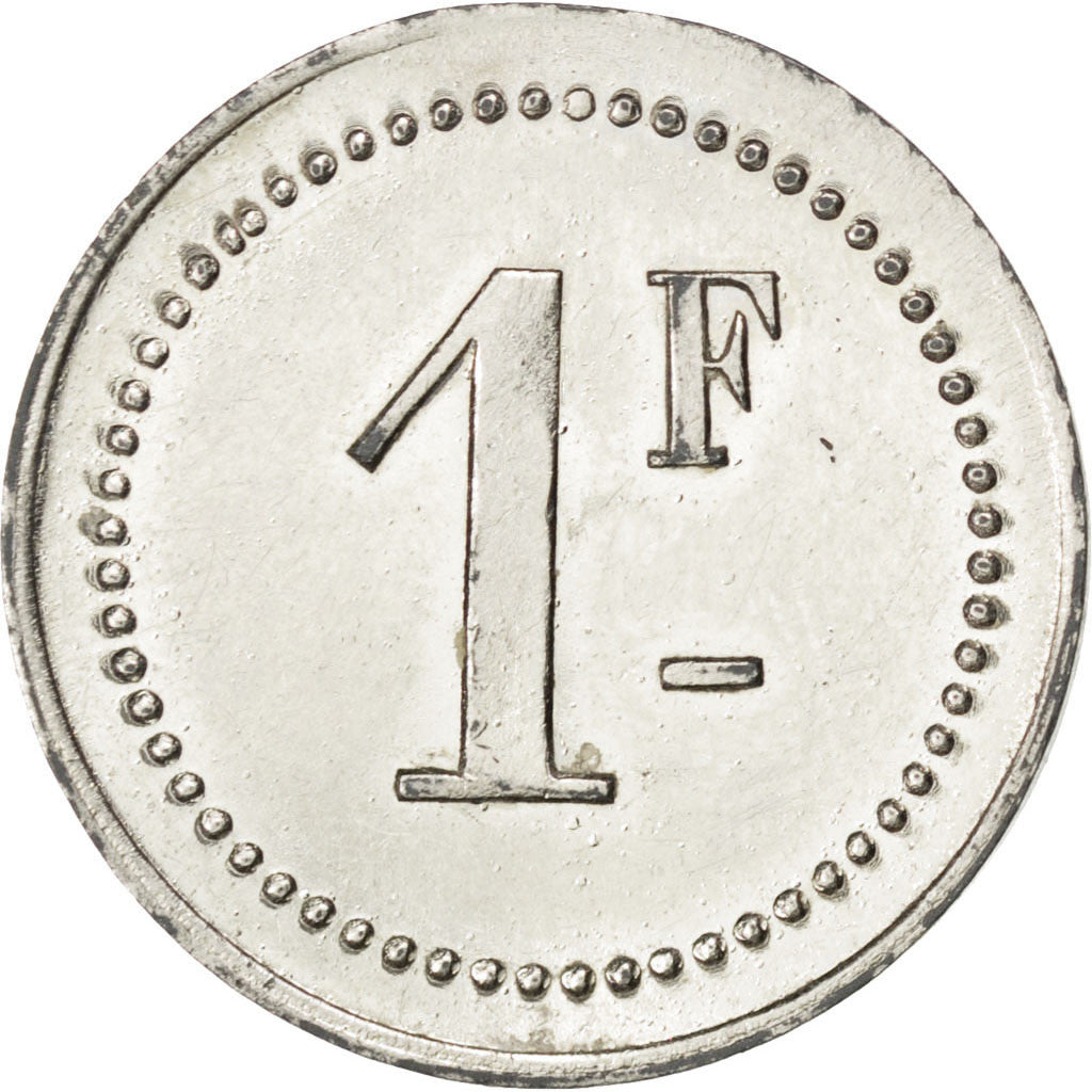 France, 1 Franc, EF(40-45), Zinc, Elie #10.5, 2.52