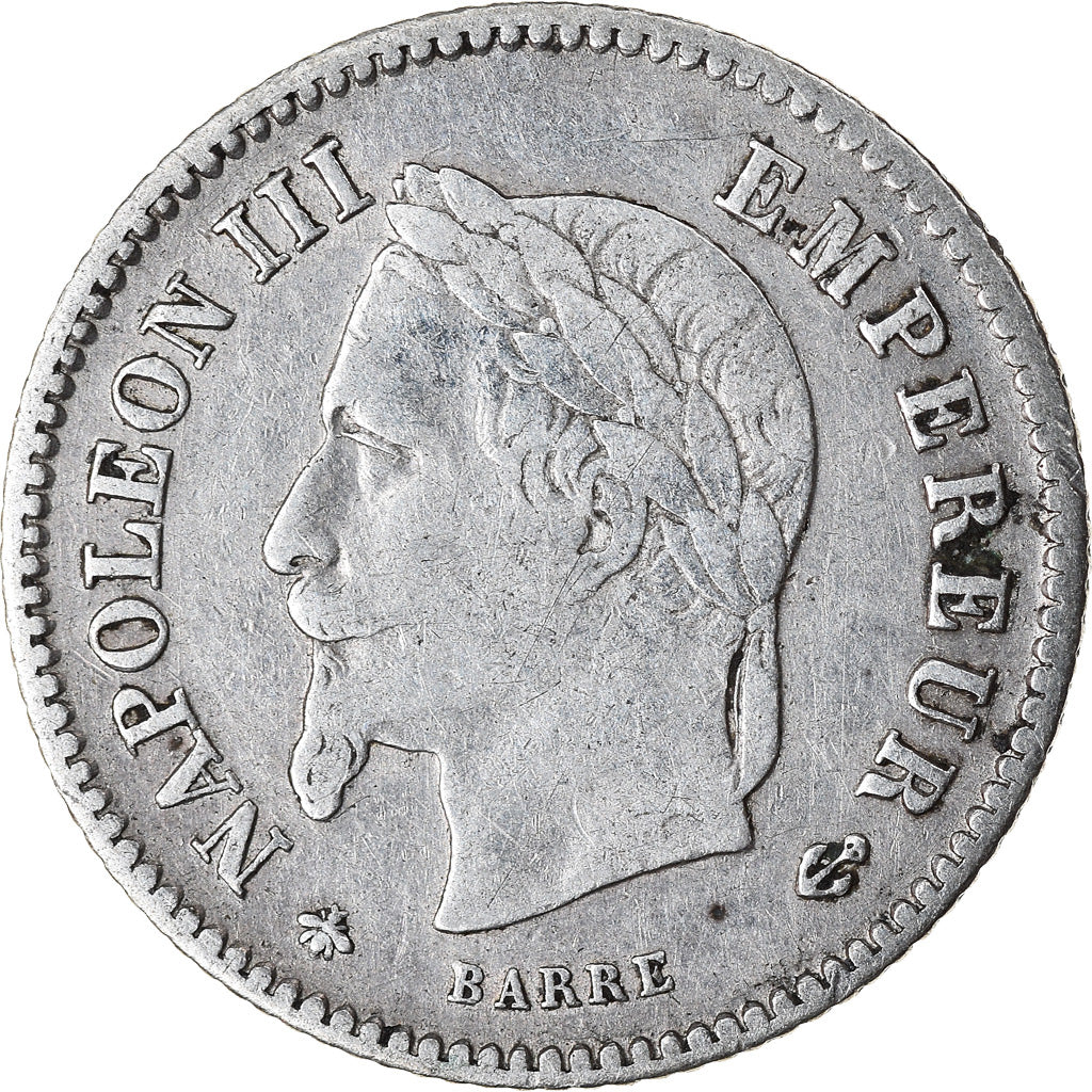 Coin, France, Napoleon III, Napoléon III, 20 Centimes, 1867, Paris, EF(40-45)