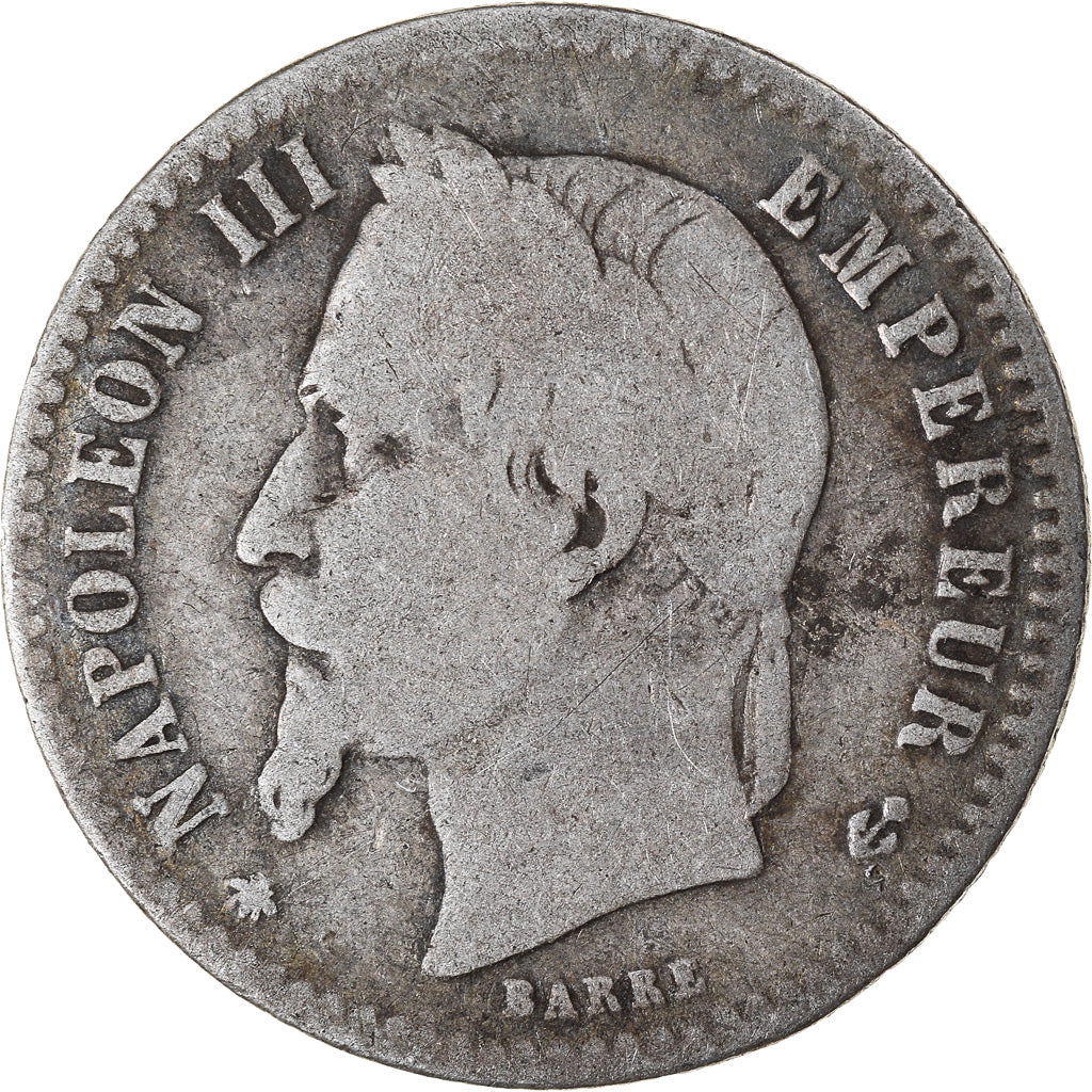 Moeda, França, Napoleon III, Napoléon III, 50 Centimes, 1864, Paris