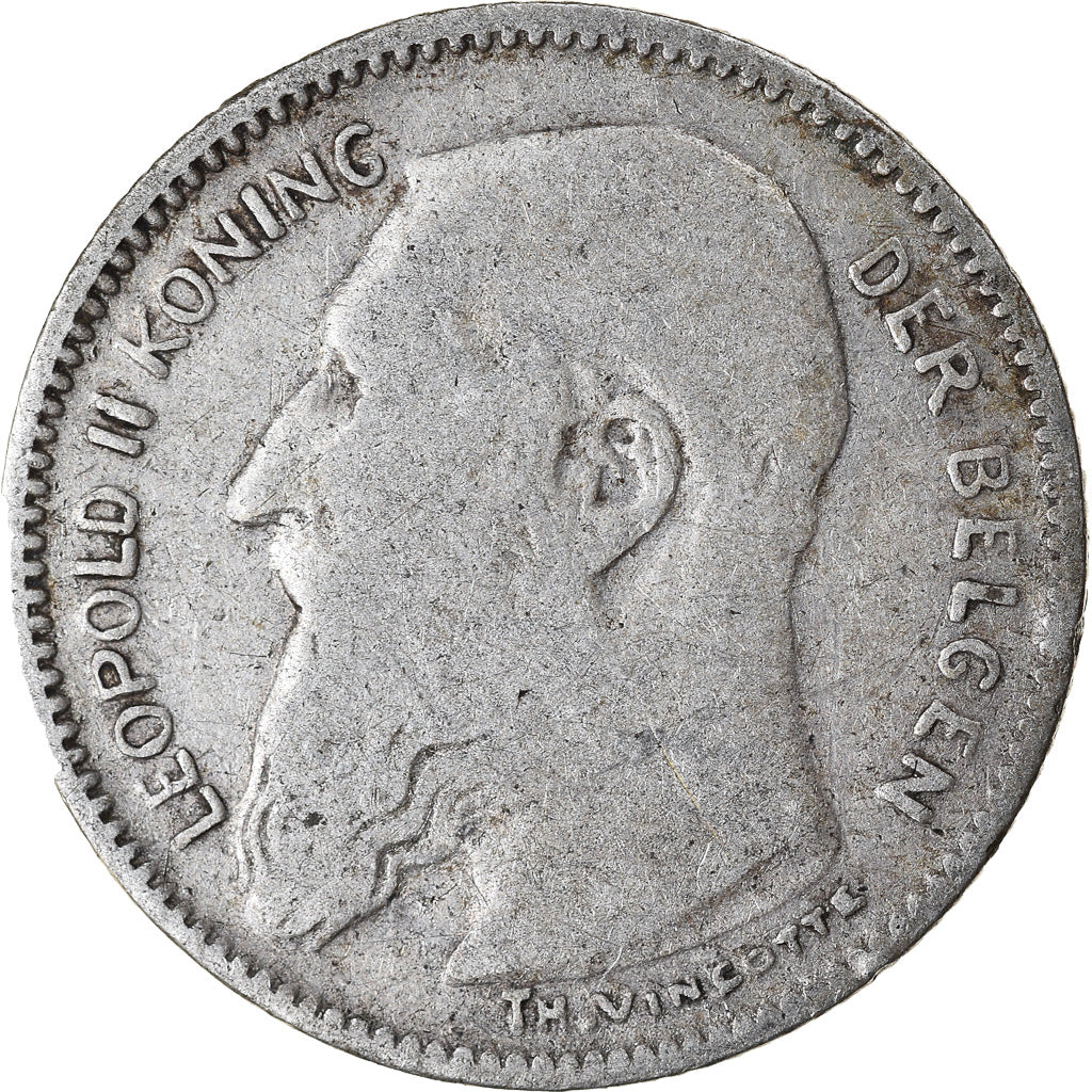 Coin, Belgium, 50 Centimes, 1907, VF(20-25), Silver, KM:61.1