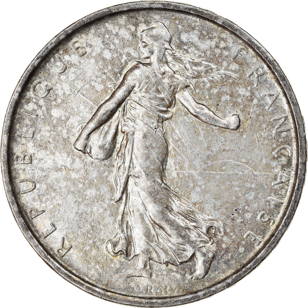 Münze, Frankreich, Semeuse, 5 Francs, 1968, Paris, VZ, Silber, KM:926
