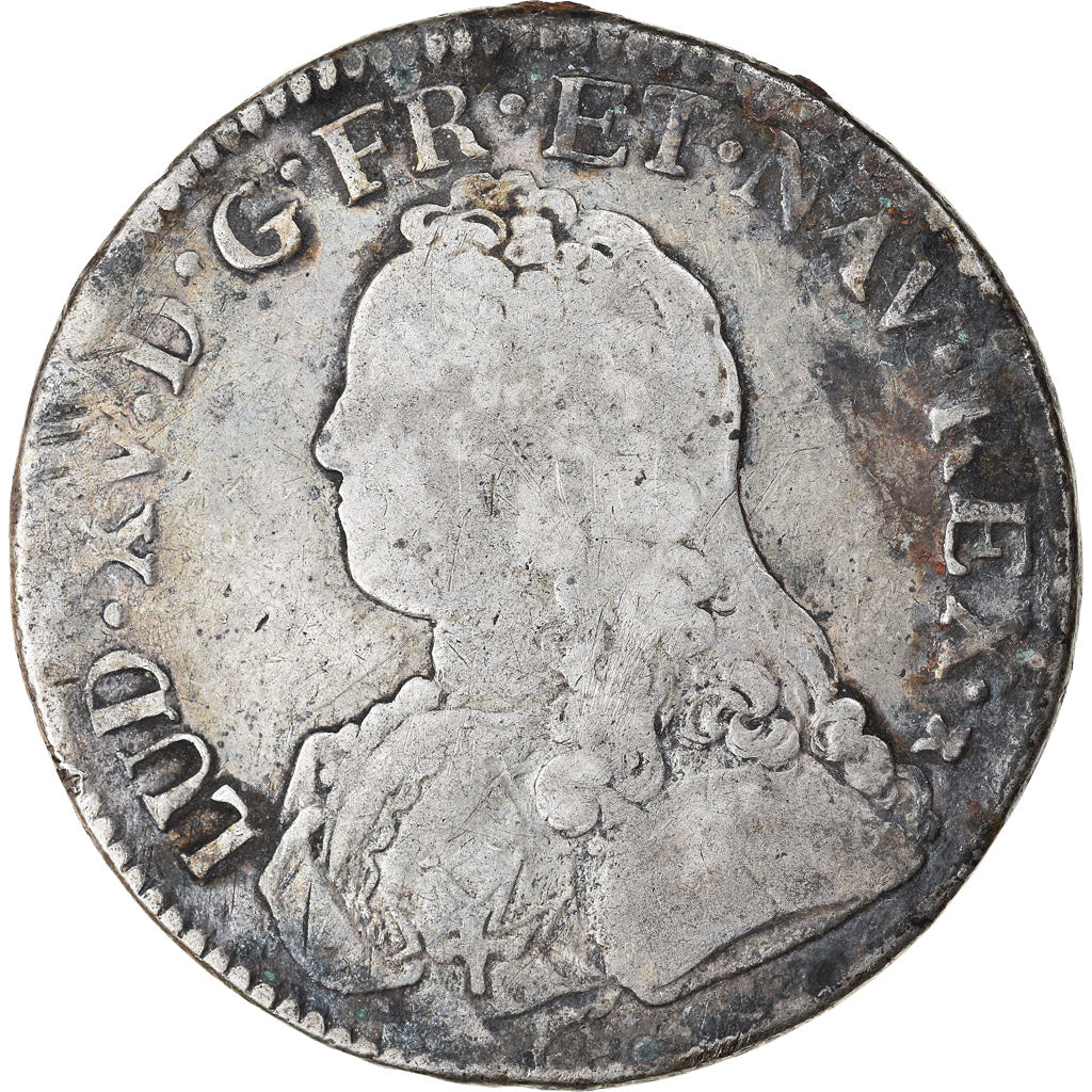 Münze, Frankreich, Louis XV, Écu aux branches d'olivier, Ecu, 1726, Toulouse