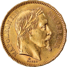 Coin, France, Napoleon III, Napoléon III, 20 Francs, 1864, Paris, MS(60-62)