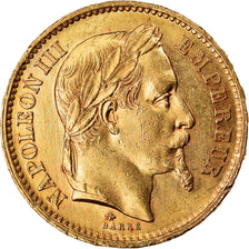 Coin, France, Napoleon III, Napoléon III, 20 Francs, 1868, Paris, MS(60-62)