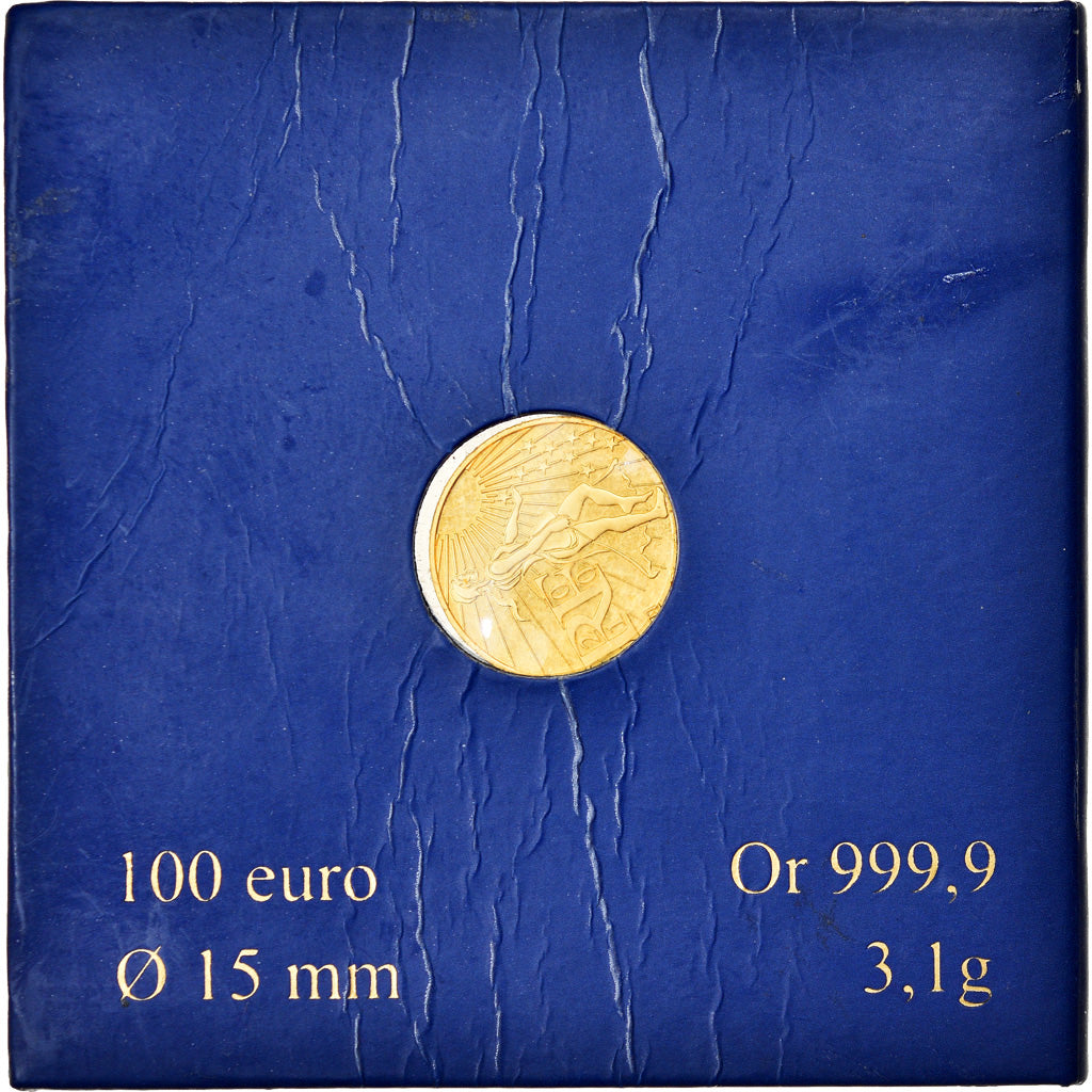 France, 100 Euro, 2010, MS(65-70), Gold, KM:1536