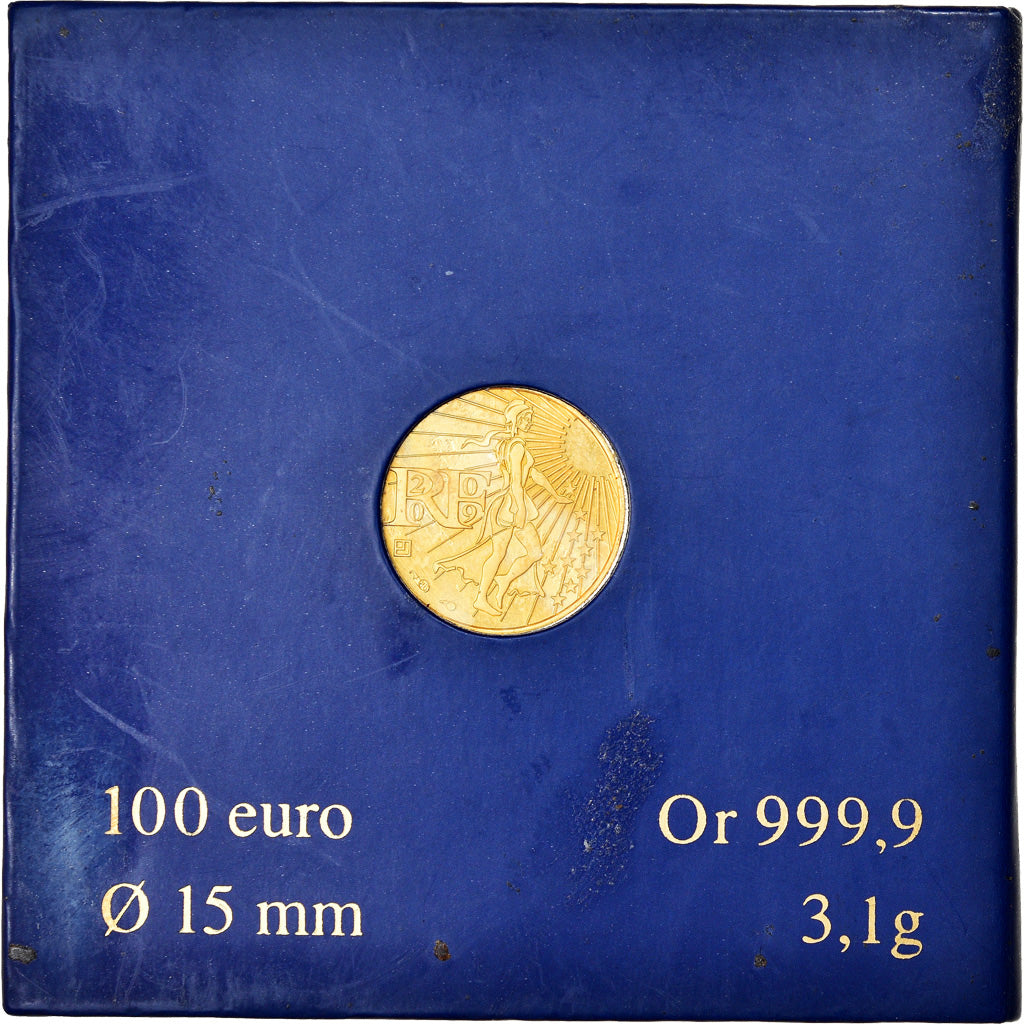 Francia, 100 Euro, 2009, FDC, Oro