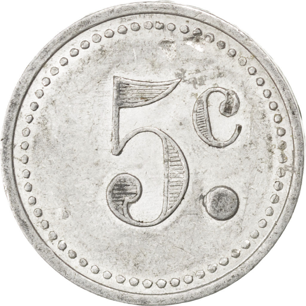 France, 5 Centimes, EF(40-45), Aluminium, Elie #10.1, 1.16
