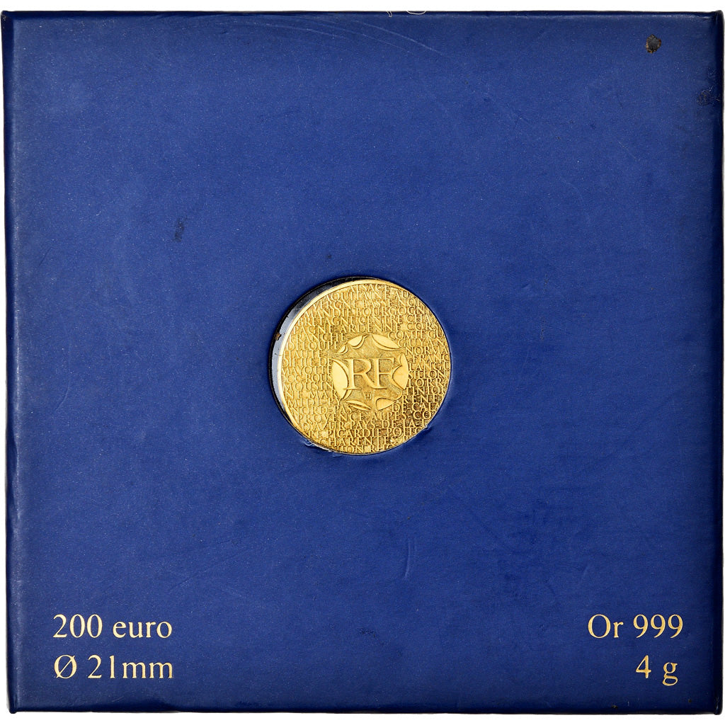 France, 200 Euro, 2012, MS(65-70), Gold, KM:2074