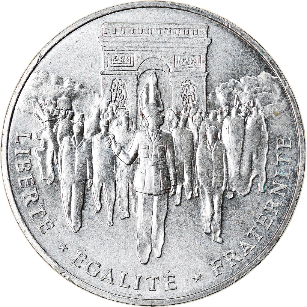 Moneta, Francia, Libération de Paris, 100 Francs, 1994, SPL, Argento