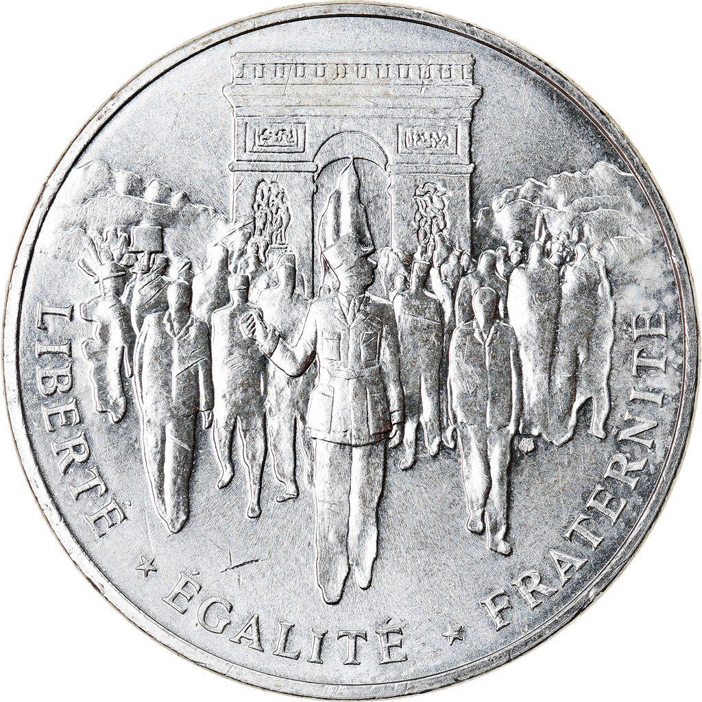 Coin, France, Libération de Paris, 100 Francs, 1994, MS(63), Silver, KM:1045.1