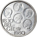 Coin, Belgium, 500 Francs, 500 Frank, 1980,Brussels,AU(55-58),Silver Clad,KM 161