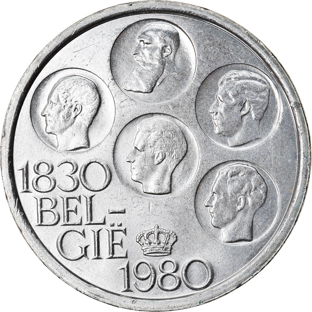 Moneta, Belgia, 500 Francs, 500 Frank, 1980, Brussels, AU(55-58), Miedź i
