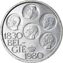 Coin, Belgium, 500 Francs, 500 Frank, 1980,Brussels,AU(55-58),Silver Clad,KM 161