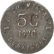 France, 5 Centimes, 1920, VF(30-35), Iron, Elie #10.1, 0.63