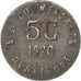 France, 5 Centimes, 1920, VF(30-35), Iron, Elie #10.1, 0.63