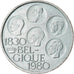 Moneta, Belgia, 500 Francs, 500 Frank, 1980, Brussels, MS(60-62), Miedź i