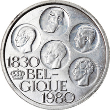 Moeda, Bélgica, 500 Francs, 500 Frank, 1980, Brussels, MS(60-62), Cobre-Níquel