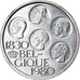 Coin, Belgium, 500 Francs, 500 Frank, 1980, Brussels, MS(60-62), Silver Clad
