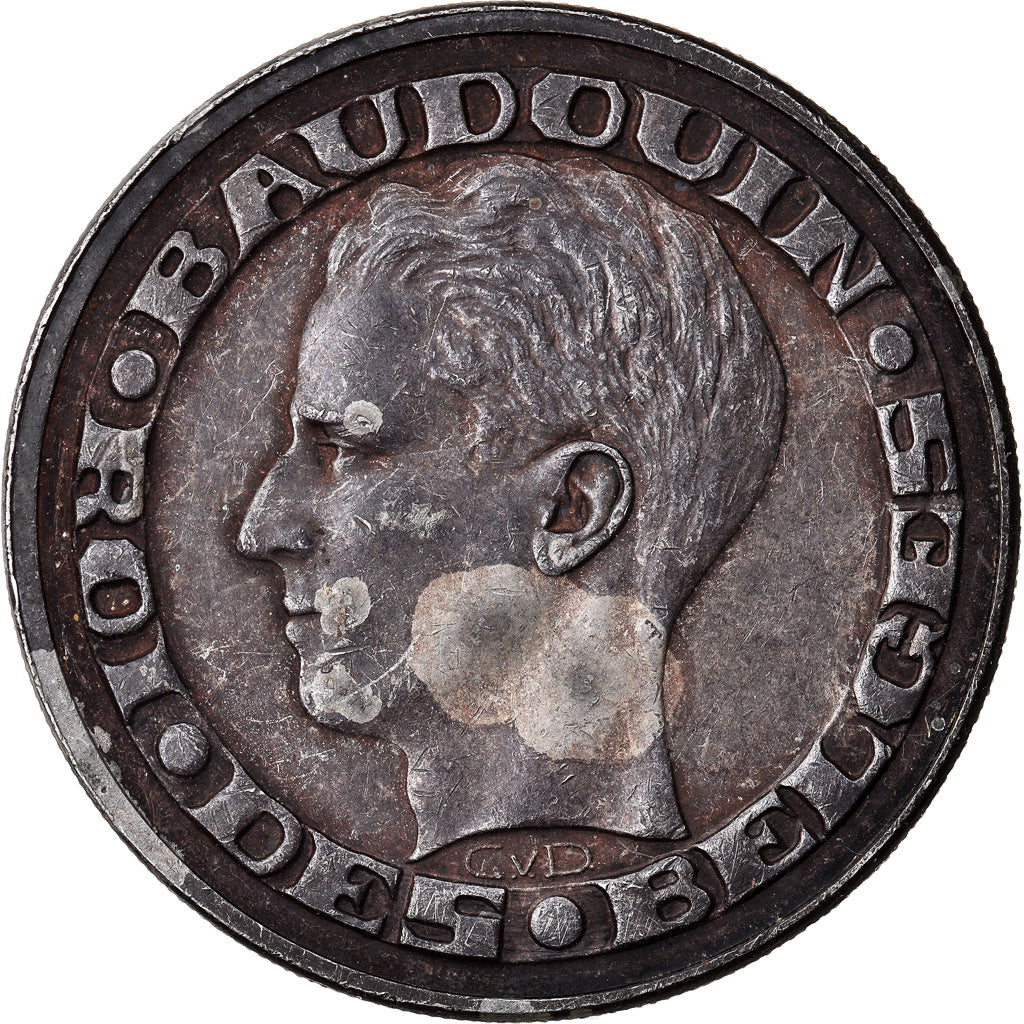 Monnaie, Belgique, 50 Francs, 50 Frank, 1958, Bruxelles, TTB+, Argent, KM:150.1