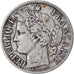 Moneta, Francia, Cérès, 2 Francs, 1871, Bordeaux, MB+, Argento, KM:817.2