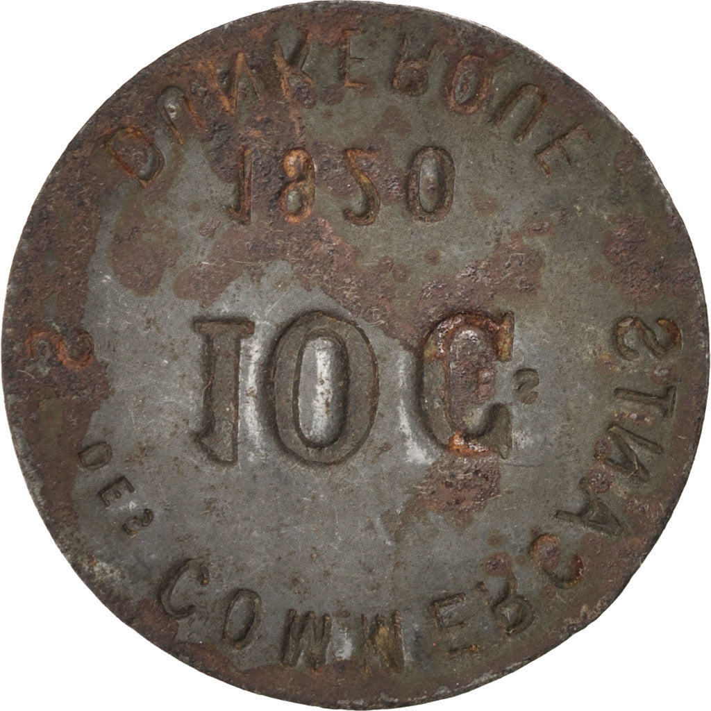 France, 10 Centimes, 1920, VF(30-35), Iron, Elie #10.2, 0.89
