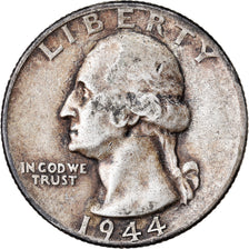 Coin, United States, Washington Quarter, Quarter, 1944, U.S. Mint, Philadelphia