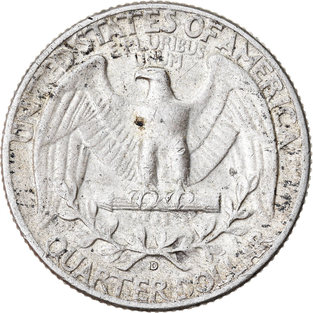 Coin, United States, Washington Quarter, Quarter, 1964, U.S. Mint, Denver