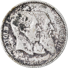 Coin, Belgium, Leopold II, Franc, 1880, EF(40-45), Silver, KM:38