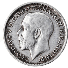 Coin, Great Britain, George V, 3 Pence, 1914, EF(40-45), Silver, KM:813