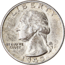 Coin, United States, Washington Quarter, Quarter, 1943, U.S. Mint, Philadelphia