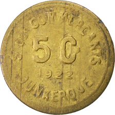 Coin, France, 5 Centimes, 1922, EF(40-45), Brass, Elie:10.7