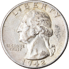 Moneta, Stati Uniti, Washington Quarter, Quarter, 1942, U.S. Mint, Philadelphia