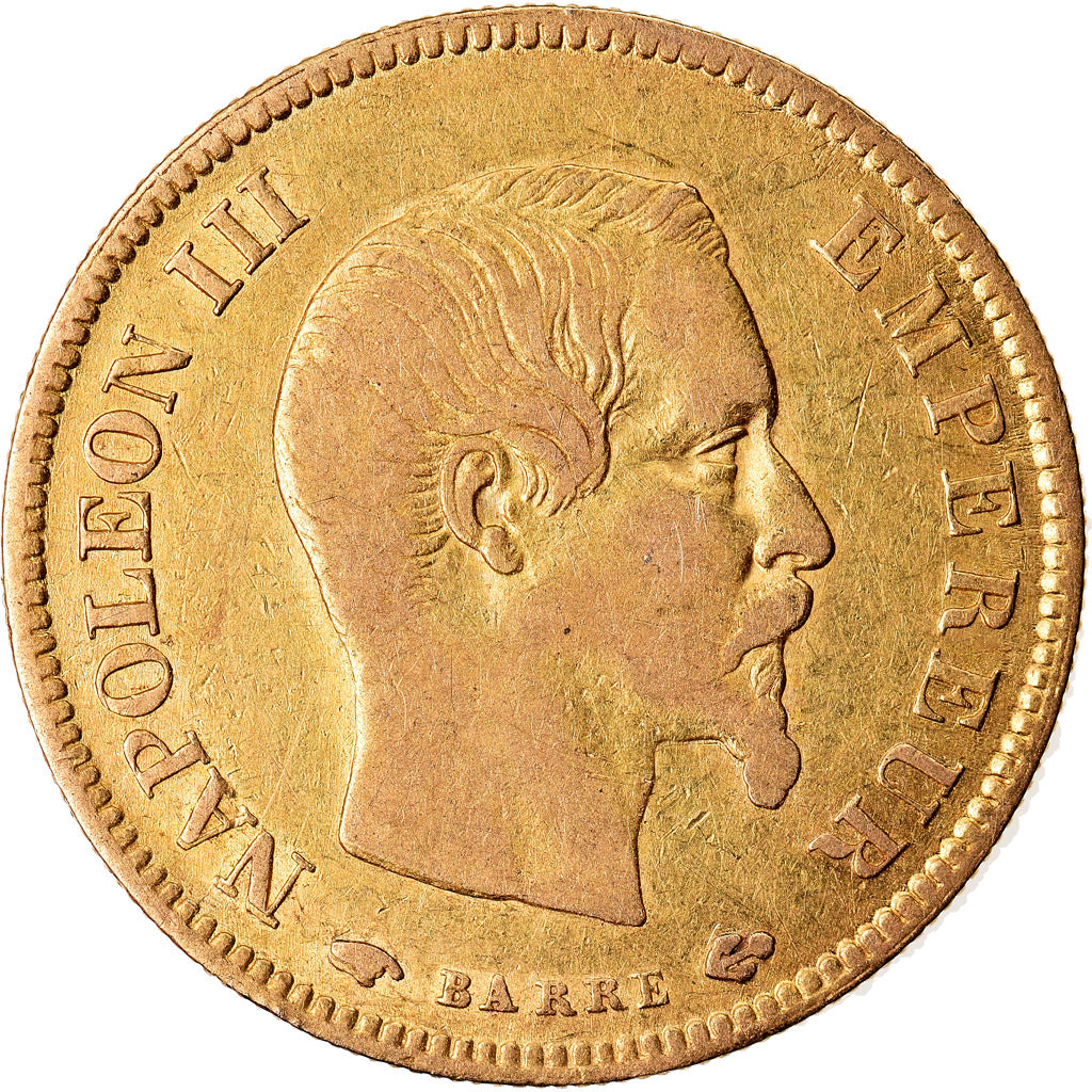 Monnaie, France, Napoleon III, Napoléon III, 10 Francs, 1856, Paris, TB+, Or