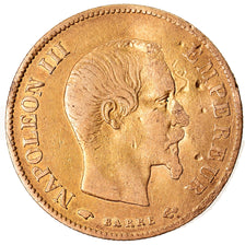 Moneda, Francia, Napoleon III, Napoléon III, 10 Francs, 1859, Paris, BC, Oro