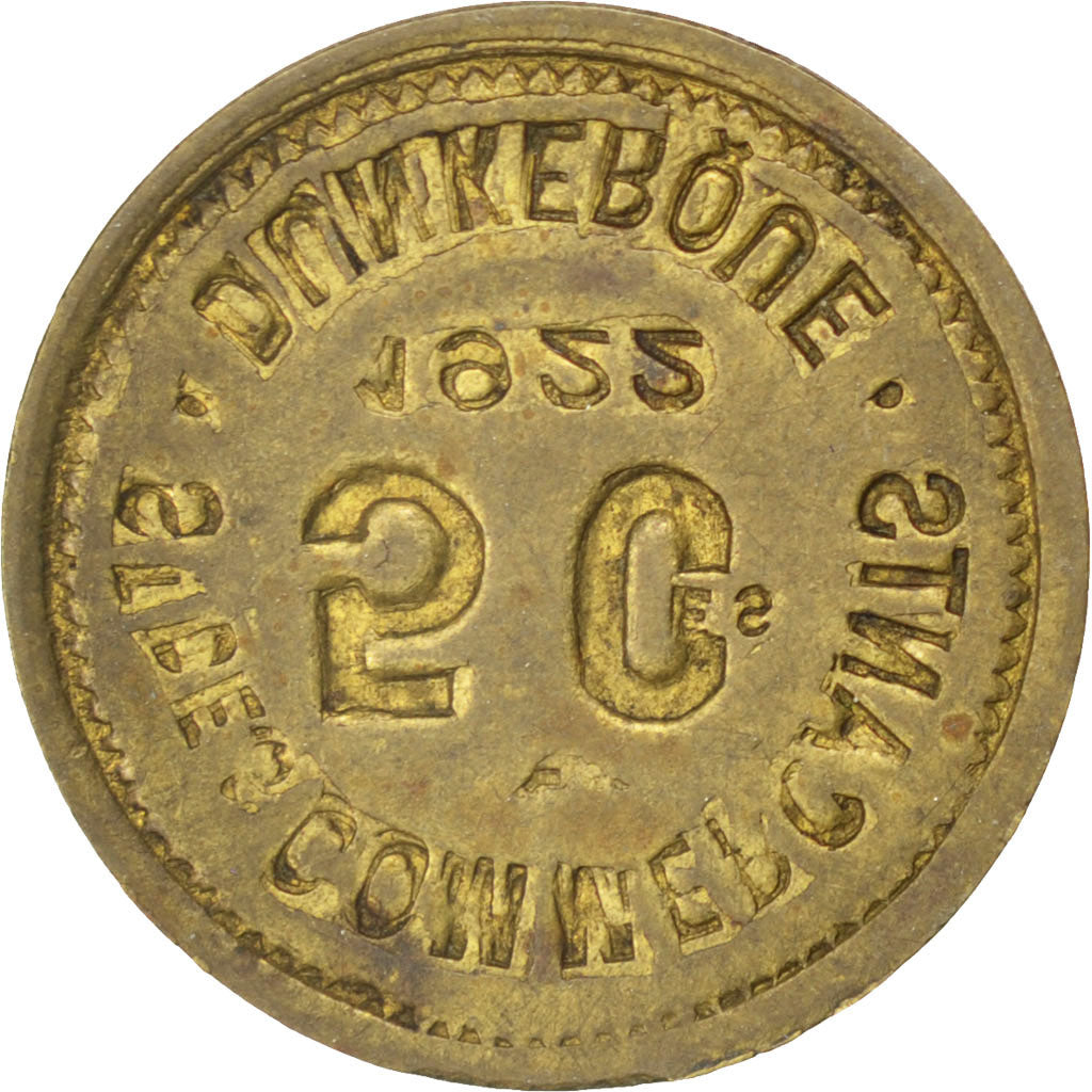 France, 5 Centimes, 1922, EF(40-45), Brass, Elie #10.7, 1.37